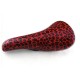 Soft Color Leopard Print Comfortable Multi-color Cushion Fixed Gear Saddle Mountain Bike Track PU Cushion Bicycle Saddle