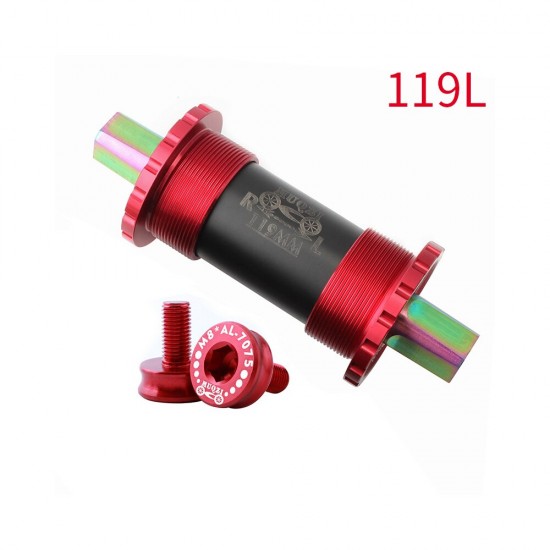 Titanium Alloy Bike BB Sets for Fixed Gear Ceramic Bearing Bicycle Bottom Brackets MTB Road Bike 103/107/110/113/119mm