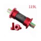 Titanium Alloy Bike BB Sets for Fixed Gear Ceramic Bearing Bicycle Bottom Brackets MTB Road Bike 103/107/110/113/119mm