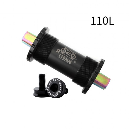 Titanium Alloy Bike BB Sets for Fixed Gear Ceramic Bearing Bicycle Bottom Brackets MTB Road Bike 103/107/110/113/119mm
