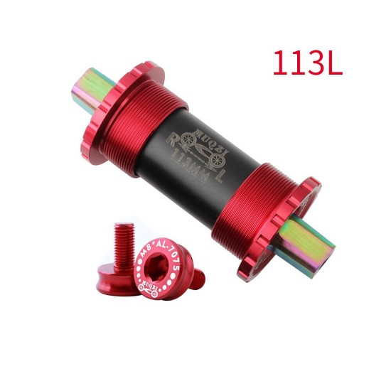 Titanium Alloy Bike BB Sets for Fixed Gear Ceramic Bearing Bicycle Bottom Brackets MTB Road Bike 103/107/110/113/119mm