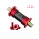 Titanium Alloy Bike BB Sets for Fixed Gear Ceramic Bearing Bicycle Bottom Brackets MTB Road Bike 103/107/110/113/119mm