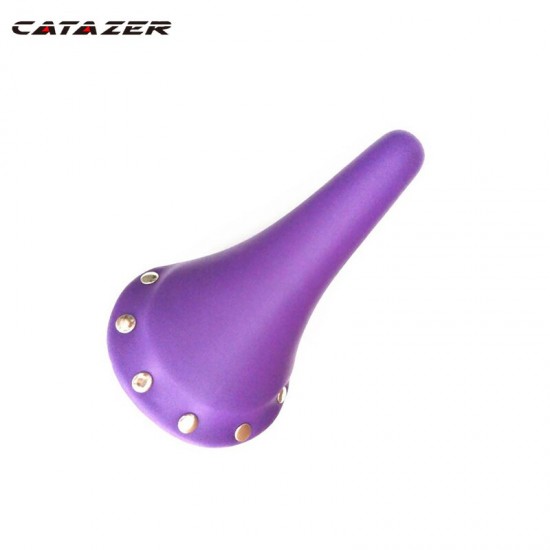 Classic Yellow Blue Rivet Fixed Gear Bicycle Cycling Seat Speed Bike Saddle Soft Bicycle Bike Saddle Cushion Bike Saddle