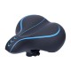 Comfortable Shock Absorption Simple Bicycle Saddle Bike Seat for Woman Male Waterproof Leather Bicycle Seat
