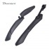 2pcs Bike Mud Fenders 24-29inch Bicycle Mudguard Mud Wings Front/Rear Wheel Use 1 Pair Convenient Install Release