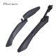 2pcs Bike Mud Fenders 24-29inch Bicycle Mudguard Mud Wings Front/Rear Wheel Use 1 Pair Convenient Install Release