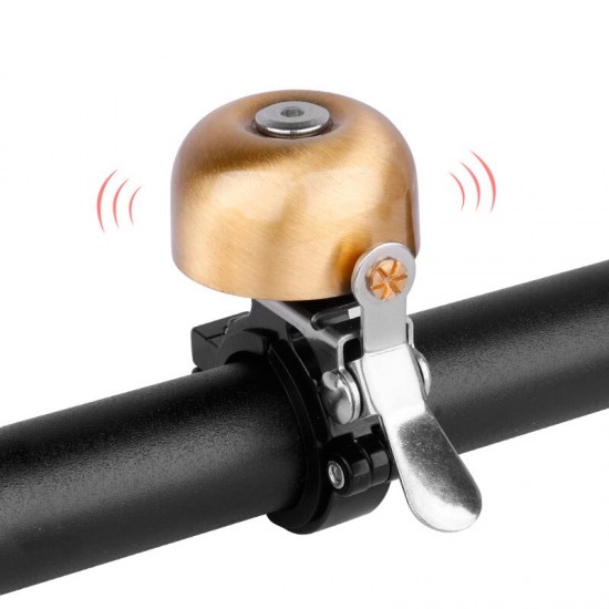 Bicycle Brass Ring 35mm Anodized Bell Cycling Audio Warning Crisp Sound MTB Road Bike Bell Left Right Hand Bicycle Bell Boys