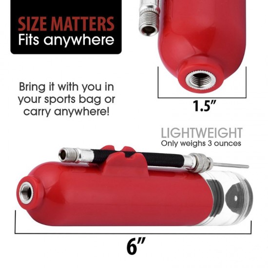 Portable Mini Ball Pump Basketball Football Volleyball Inflator Pump Inflatable Needle Nozzle Accessories Bicycle Supplies
