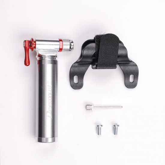 Portable Mini Bicycle Pump CO2 Ultralight Air CO2 Inflator Cycling Pump Bike Ball Pump Schrader & Presta Mini Bike Accessories