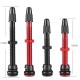 One Piece 72MM/ 58MM Bicycle Vacuum Tire Nozzle Bike Vacuum Tyre Tubeless Presta Valve Extension Aluminum Alloy
