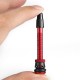 One Piece 72MM/ 58MM Bicycle Vacuum Tire Nozzle Bike Vacuum Tyre Tubeless Presta Valve Extension Aluminum Alloy