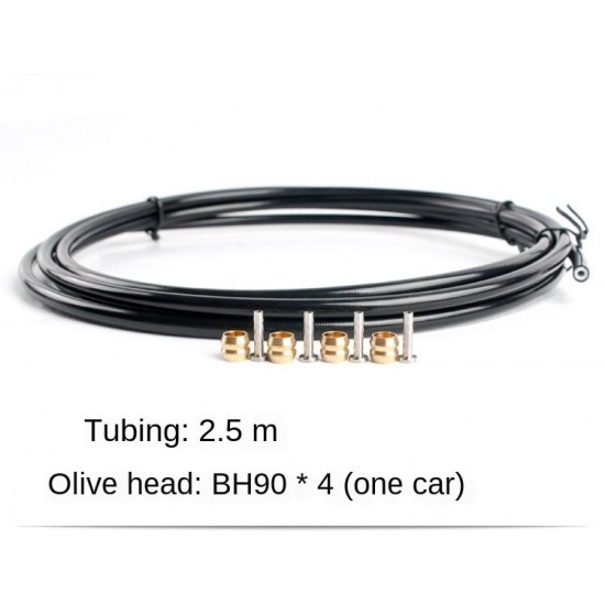 Tubing 2.5mm Oil Tube Set Insert & Olive Head Cable Set for Bicycle Hydraulic Disc Brake