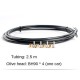 Tubing 2.5mm Oil Tube Set Insert & Olive Head Cable Set for Bicycle Hydraulic Disc Brake