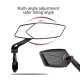 Bicycle Rear View Mirror Bike Cycling Wide Range Back Sight Reflector Adjustable Left Right Mirrors Bicycle Accessories