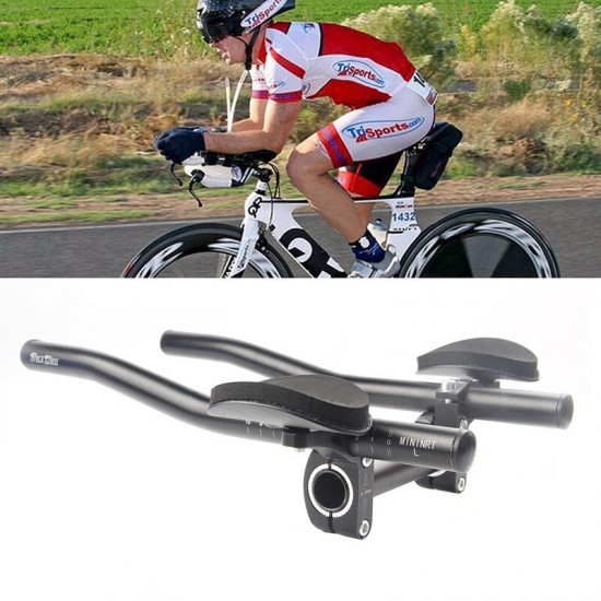 Aluminum Bicycle Rest TT Handlebar Aero Bar for Triathlon Time Cycling Bike Rest Handlebar for Bicycle Bike Long Distance Riding