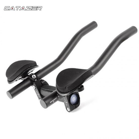 Aluminum Bicycle Rest TT Handlebar Aero Bar for Triathlon Time Cycling Bike Rest Handlebar for Bicycle Bike Long Distance Riding