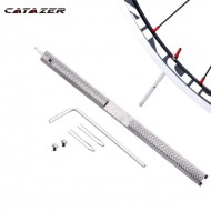 Fiets Duurzaam Spaaknippels Perforator Fiets Wiel Reparatie Tool Met Inbussleutel & Schroef Wiel Bouwen Tepels Gereedschap