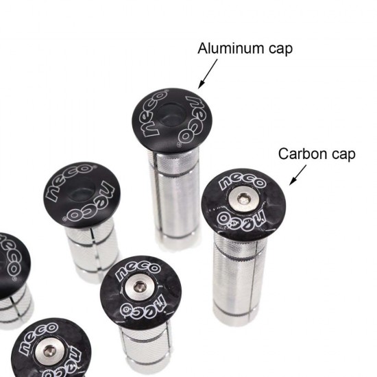 Bike Headset Stem Top Cap Compression plug Nut Compressor Expansion Fork Steerer Carbon Fiber Cover Long Large Size