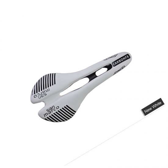 Bicycle Hollow Breathable Cushion Super Light Carbon Fiber New Covered Cushion Road Mountain Bike Saddle Cushion Bicycle Saddle