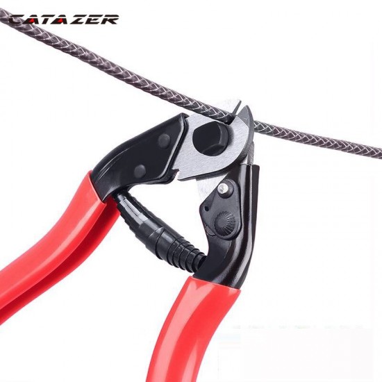 Bicycle Cable Cutting Pliers Cutter Tool Bike Brake Derailleur Shifter Housing Inner&Outer Cable 180mm Bicycle Heavy Duty Pliers
