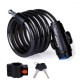 Bike Lock with Keys Hamburg-Lock Alloy Anti-Theft Strong Security Bicycle Chain Lock Mount Bracket Bike Lock