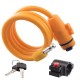 Bike Lock with Keys Hamburg-Lock Alloy Anti-Theft Strong Security Bicycle Chain Lock Mount Bracket Bike Lock