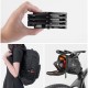 Bicycle Foldable Lock W/ Bracket Mount on Bike Handy Pocket Key Storage Lock Type Safe Zinc Alloy Steel Locking