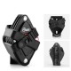 Bicycle Foldable Lock W/ Bracket Mount on Bike Handy Pocket Key Storage Lock Type Safe Zinc Alloy Steel Locking
