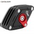 Bicycle Foldable Lock W/ Bracket Mount on Bike Handy Pocket Key Storage Lock Type Safe Zinc Alloy Steel Locking