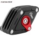 Bicycle Foldable Lock W/ Bracket Mount on Bike Handy Pocket Key Storage Lock Type Safe Zinc Alloy Steel Locking