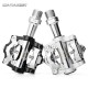 Bicycle Pedal Aluminum Alloy MTB Mountain Bike Pedals Sealed Bearing Non-Clips Pedal Self-locking Pedal SPD Bicycle Pedals