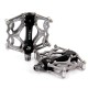 Bicycle Pedal On 3 Bearings Bike Pedal Anti-slip Ultralight CNC MTB Mountain Bike Pedal Cycling Parts Sealed Bearing Pedals