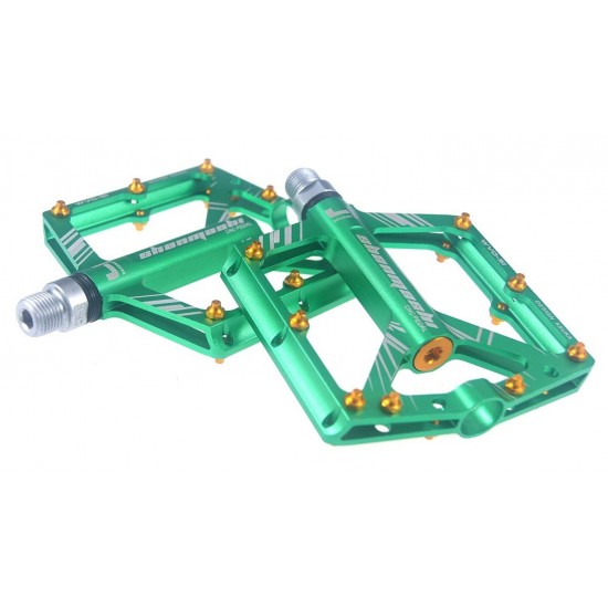 Bicycle Pedals 8 Bearings Wide Non-slip Aviation Aluminum Alloy Bike Pedal Ultra-thin MTB Pedal With Shackles Bicycle Pedal