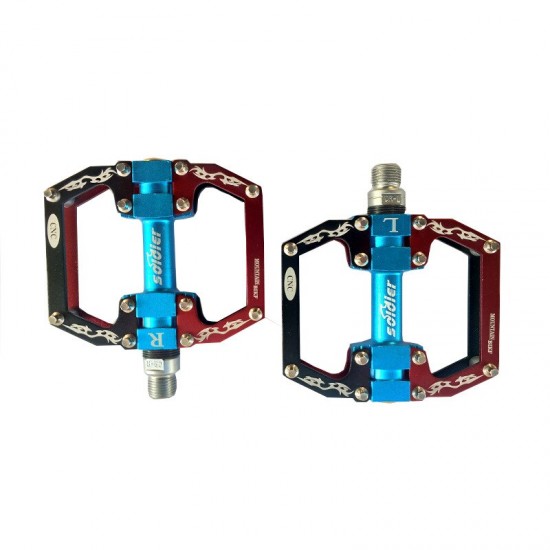 Bike Pedals For MTB Mountain Road Bicycle Pedals Anti-Slip Ultralight Aluminum 3 Ball Bearing Cycling Bicycle Pedals