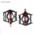 Bike Pedals For MTB Mountain Road Bicycle Pedals Anti-Slip Ultralight Aluminum 3 Ball Bearing Cycling Bicycle Pedals