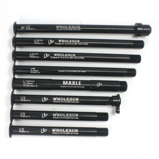 Fiets Quick Release Steekas Spiesjes Mtb Boost Road Schijfrem Vet Fiets 122/138/148/160/167/173/183Mm * M15x1.5 M12x1.5 M12x1.0