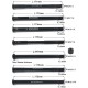 Bicycle Thru Axle Bike Quick Release Hubs Tube Shaft Skewers Rear Axle 171/173/175mm * M12x1.0 M12x1.5 M12x1.75 Bike Thru Axle