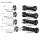 Fiets Stuurpen 31.8Mm * 90/110/120Mm Fiets Stuur Ultralight 6/8/17 Graden 28.6Mm Mountainbike Racefiets Fiets Stuurpen