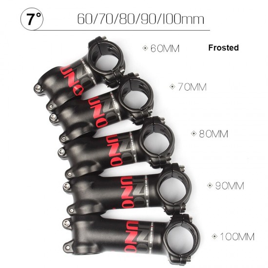 Bicycle Stem 7/17 Degree 60/70/80/90/100/110/120/130mm Alluminum Alloy Bike Stem for Raod Mountain Bike Bicycle Handlebar Stem