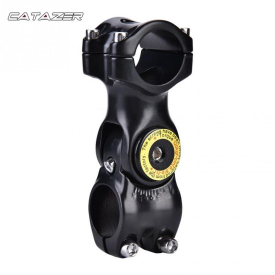Bicycle Folding Stem Aluminum Alloy 60 Degree Adjustable Mountain Road Bike Handlebar Stem13x5x4cm Stem Bicycle Handlebar Stem