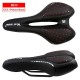 Bike Saddle Silicone Cushion PU Leather Surface Silica Filled Gel Comfortable Cycling Seat Shockproof Bicycle Saddle