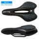 Bike Saddle Silicone Cushion PU Leather Surface Silica Filled Gel Comfortable Cycling Seat Shockproof Bicycle Saddle