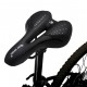 Bike Saddle Silicone Cushion PU Leather Surface Silica Filled Gel Comfortable Cycling Seat Shockproof Bicycle Saddle