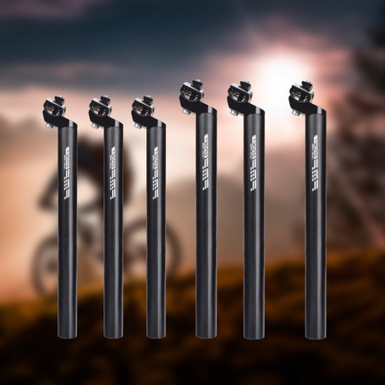 Bicycle Seat Post 27.2/18.6/30.4mm*350/450mm Bicycle Parts Mountain Bike Road Mountain Bike Aluminum Alloy Seat Post Seat Tube