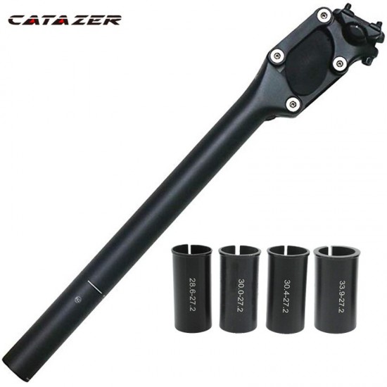 Bicycle Seat Post 27.2/28.6/30.0/30.4/30.9/31.6mm * 350mm MTB Shock Absorber Seat Post Mountain Bike Seat Tube