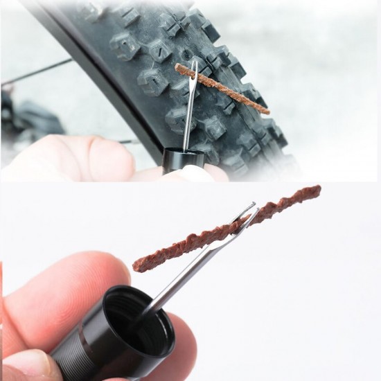 Bicycle Tire Repair Tools MTB Road Bike Tubeless Rubber Strip Cycling Car Motorcycle Portable Tyre Puncture Repairing Tool