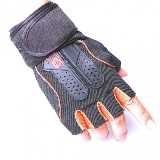 Fietsen Anti-Slip Anti-Zweet Mannen Vrouwen Half Vinger Handschoenen Ademend Anti-Shock Sport Handschoenen Mtb Bike fiets Handschoen