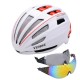 Cycling Helmet Safety Women Men Ultralight Mountain Road Bike MTB Windproof 2 Glasses Bicycle Accessories Racing Casco Ciclismo
