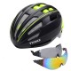 Cycling Helmet Safety Women Men Ultralight Mountain Road Bike MTB Windproof 2 Glasses Bicycle Accessories Racing Casco Ciclismo