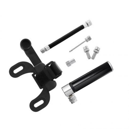 Fietspomp Mini Draagbare Licht Aluminium Legering Fiets Pompen Luchtpomp Mountain Fietsen Tire Inflator Bike Kleppen Fiets Pomp